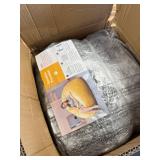 $57 Bean Bag Chair 3Ft Memory Foam Faux Rabbit Fur, Soft Sofa Grey