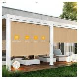 $56 HOMEDEMO Outdoor Roller Shades 8