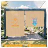 $56 HOMEDEMO Outdoor Roller Shades 8