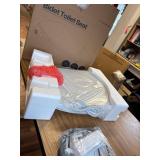 $180 Bidet Toilet Seat, Electric Heated with Front & Rear Wash, Remote