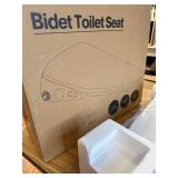 $180 Bidet Toilet Seat, Electric Heated with Front & Rear Wash, Remote