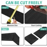 $50 1.5" Rise Rubber Threshold Ramp, Adjustable/Cuttable, Non-Slip