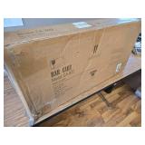 $89 Bar Cart on Wheels, 3-Tier Rolling Cart with Lockable Casters