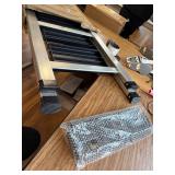 $102 XinSunho 4-Step Ladder, Folding Aluminum Stool, Anti-Slip Pedal