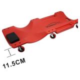 WINTOOLS Low Profile Red 40-Inch Creeper Cart, Plastic Rolling