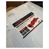 WINTOOLS Low Profile Red 40-Inch Creeper Cart, Plastic Rolling