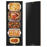 $122 Food Warming Tray 40x14in Electric Warmer with 9 Temp Settings