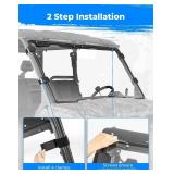 $190 KEMIMOTO Scratch-Resistant Front Windshield CFMOTO UFORCE