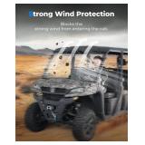 $190 KEMIMOTO Scratch-Resistant Front Windshield CFMOTO UFORCE