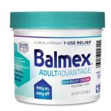 Balmex Adult Rash Relief Barrier Cream For Incontinence Care, Easy-On, Easy-Off, 12oz