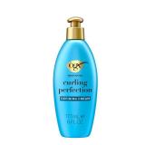 OGX Argan Oil of Morocco Curl-Defining Styling Cream, Anti-Frizz Curl Cream for Curly Hair & All Textures, Cold-Pressed Argan Oil, Paraben-Free, Sulfate-Free Surfactants, Curly Hair Products, 6 oz