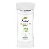 Dove Aluminum Free Deodorant for Women Cucumber and Green Tea  2.6 oz