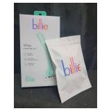 Billie Razors for Women Shave Kit Razor + 4 x 5-Blade Razor Refills + Magnetic Holder Minty