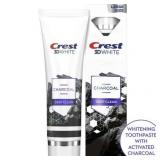 CREST 3D White Whitening Therapy Charcoal Deep Clean Invigorating Mint Teeth Whitening Toothpaste  4.6 oz