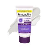 AmLactin KP Bumps Be Gone - Therapeutic Body Cream for Keratosis Pilaris - No-Scrub Exfoliator and Body Moisturizer for Dry Skin with 15% Lactic Acid AHA, 3 oz (Packaging May Vary)
