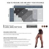 Truform Sheer Compression Pantyhose, 8-15 mmHg, Women