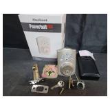 Kwikset Powerbolt 240 5-Button Keypad Satin Nickel Traditional Electronic Deadbolt Door Lock, Featuring Convenient Keyless Entry, Customizable User Codes and Auto-Locking