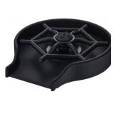 Matte Black Glass Rinser for Kitchen Sinks,Cup Baby Bottles Washer Cleaner,Kitchen Sink Accessories,Wet Bar Glass Rinser