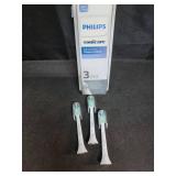 Philips Sonicare C2 Plaque Control - Genuine Replacement Electric Toothbrush Heads, White, 3 Pack, HX9023/65