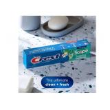 Crest + Scope Whitening Toothpaste - Pack of 3, 5.4 Oz Tubes - Anticavity Fluoride Toothpaste, Fresh Breath, Kills Germs - Tartar Protection, Enamel Protection - Minty Fresh Flavor