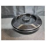 Carlisle FoodService Products 047503 Stackable Tortilla Server w/Lid, 7-1/4\" / 2\", Black