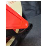 Woods Extension Cord Storage Reel - Holds Up to 150 Feet of 16/3 or 125 Feet of 14/3 Gauge Cord - Tangle-Free Design for Indoor or Outdoor Use - Side-Mounted Crank - Red & Black