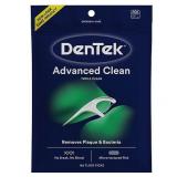 DenTek Flossers  Advanced Clean Dental Floss Picks  No Break & No Shred Floss  150 Count