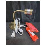 GLOBE Electric 52111 Holden 1-Light Long Arm Plug-in or Hardwire Wall Sconce, Matte Brass, Bulb Not Included