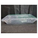 Carlisle FoodService Products Plastic Food Pan 1/3 Size 2.5 Inches Deep Clear