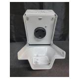 ENERLITES NEMA TT-30R Power Outlet  Outdoor Receptacle Box  30 Amp RV Travel Trailer  2 Pole  3-Wire Grounding  30A 125 VAC  60 Hz  63300M  Black