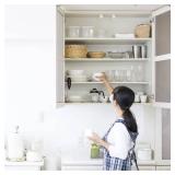 DecoBasics Half Overlay Soft Close Cabinet Hinges for Kitchen Cabinets (10 Pcs)-105° Frameless Concealed Cabinet Door Hinge -6 Way Adjustability & Clip on Plate for Easy Installation