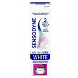 Sensodyne Clinical White Toothpaste Clinically Proven Whitening for Sensitive Teeth  Stain Protector  3.4 Oz