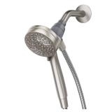 Moen Engage Magnetix Shower Head with Handheld Sprayer, 6 Handheld Shower Head Spray Functions, Spot Resist Brushed Nickel Finish, 26100EPSRN