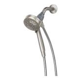 Moen Engage Magnetix Shower Head with Handheld Sprayer, 6 Handheld Shower Head Spray Functions, Spot Resist Brushed Nickel Finish, 26100EPSRN