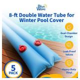 Blue Wave 8-ft Double Water Tube for Winter Pool Cover - 5 Pack