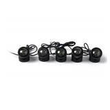 Jebao Submersible LED Pond Light with Photcell Sensor, Set of 5