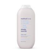 Method Body Wash, Simply Nourish, Paraben and Phthalate Free, 18 oz (Pack of 1)