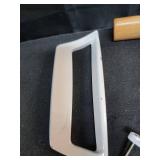 Prime-Line C 1204 Sliding Glass Door Handle Set Replace Old or Damaged Door Handles Quickly and Easily White Diecast, Mortise/Hook Style, Fits 3-15/16 In. Hole Spacing (1 Set)