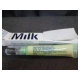 Milk Makeup Hydro Grip Eye Primer with Hyaluronic Acid Clear Primer for Eyeshadow + Undereye Concealer Grips Makeup, Hydrates + Smooths Skin for Crease-Free, Long-Lasting Wear 0.29 oz