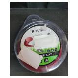 Dalom 0.065 inch 1 Pound by 636ft Round String Trimmer Line, WeedEater String 1.6 mm / 065\" (Red)