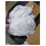 4pk Spandex Table Covers White 24x48in
