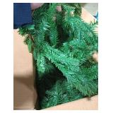 Hananona 2 Pcs 6 Ft Artificial Norfolk Pine Garlands, Real Touch Winter Pine Garland, Green Artificial Greenery Garland for Table, Mantle, Wall, Indoor, Outdoor Christmas Decorations (2, 6 FT)