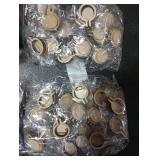 Framendino, 80 Pack Mini Embroidery Hoops Round Wooden Hoop Wood Rings for DIY Crafts