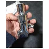 OFFO Shower Head Holder for Handheld Shower Head, Adjustable Shower Arm Mount for Connecting Shower Arm and Shower Hose, 1/2 Inch IPS Female Inlet and Male Outlet, Chrome Finish