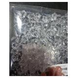 DomeStar Fake Ice, 150PCS Fake Diamonds, Plastic Diamonds Acrylic Rocks Vase Fillers for Centerpieces Wedding Party Table Scatter Food Display