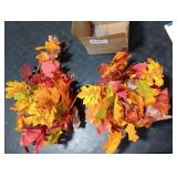 DearHouse 2 Pack Fall Garland Maple Leaf, 5.9Ft/Piece 7 Colors Hanging Vine Garland Artificial Autumn Foliage Garland Thanksgiving Decor for Home Wedding Fireplace Party Christmas
