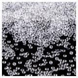 FUTUREPLUSX Fake Diamonds, 10000 PCS Mini Clear Diamonds Decoration Acrylic Crystal Vase Fillers Table Scatter Confetti Gems for Wedding Bridal Shower Birthdays Graduation Party Home Decor