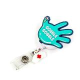 Tian Zhun Thanksgiving Badge Reel Retractable with Pendant Turkey Nurse Acrylic Badge Holder for RN ER NICU Nursing Medical Office