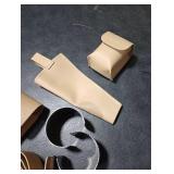 Yearntown 3 Pcs Halloween Costume for Women, Women Queen Cosplay Costume Open Cuff Bangle Bracelets Adjustable Belt with Pockets for Halloween Party Accessories