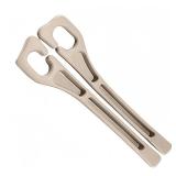 Car Seat Gap Filler, 2-Pack No Drop Seat Guard Universal Fit Car Seat Gap Plug Anti-Drop with Storage, Soft Foam to Fill The Gap Between Seat and Console, Auto Accessories for SUV Truck Sedan (Beige)